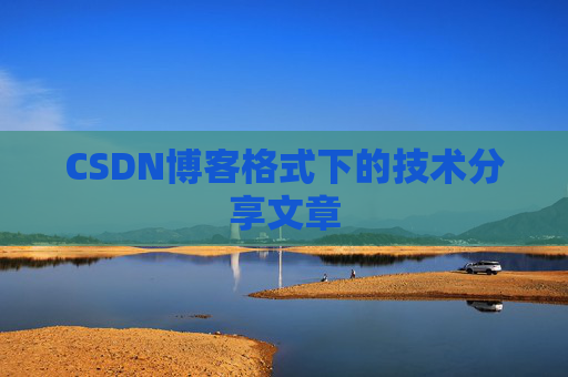 CSDN博客格式下的技术分享文章